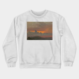 Sunset II by Frederic Edwin Church Crewneck Sweatshirt